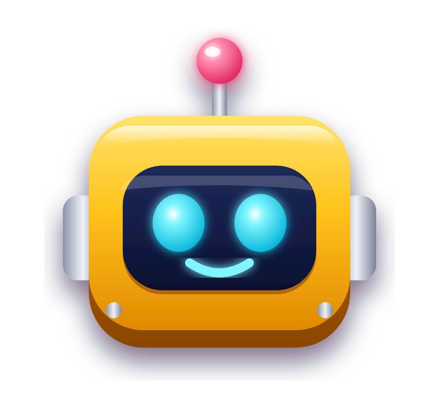 Gadget Labs App's friendly robot mascot